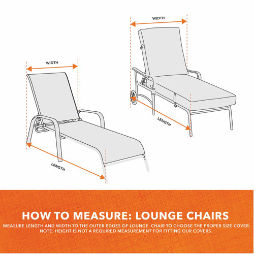 Modern Leisure Basics Patio Chaise Lounge Cover Wayfair